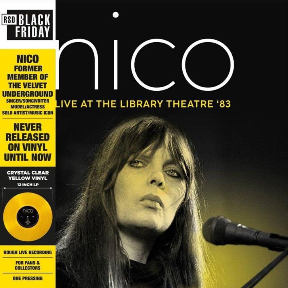 

Виниловая пластинка LP Live At The Library Theatre '83 [Black Friday Yellow Vinyl] - Nico