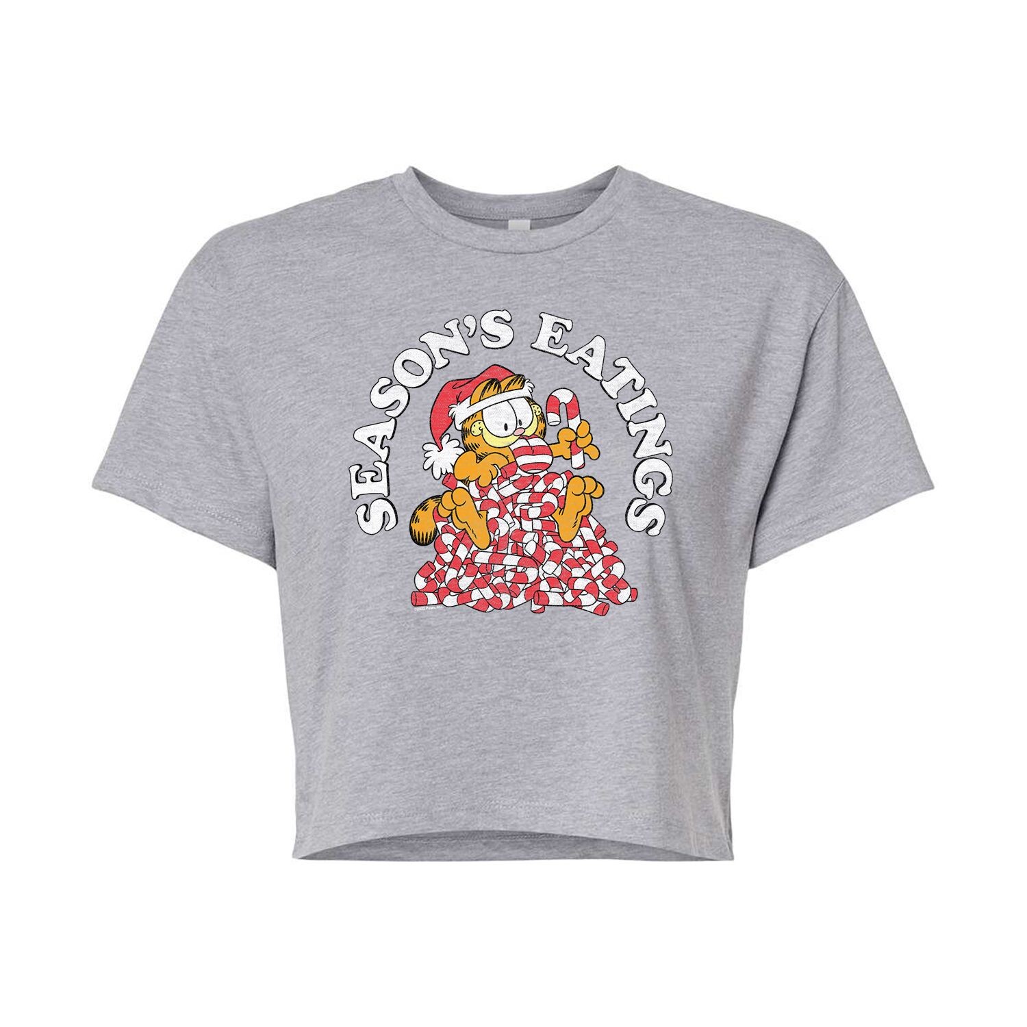 

Укороченная футболка с рисунком Candy Canes для юниоров Garfield "Seasons Eatings" Licensed Character