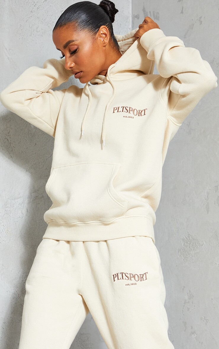 

PrettyLittleThing Овсяное спортивное худи