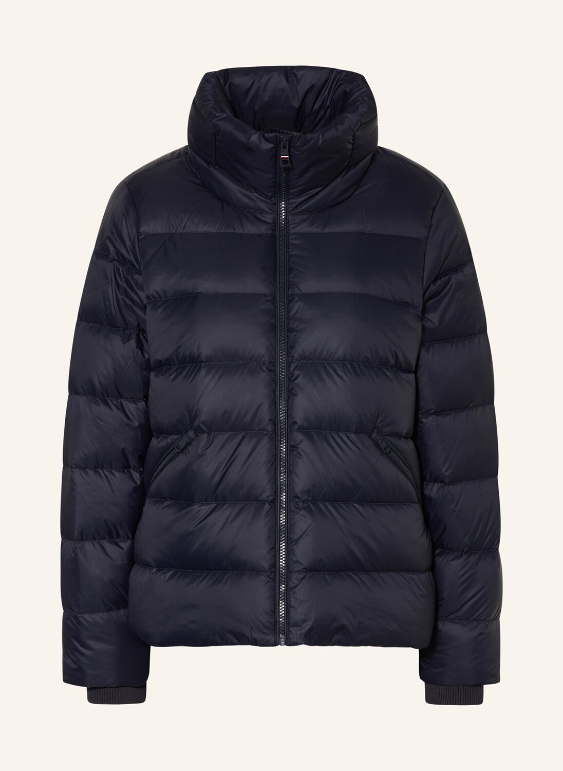 

Пуховик со съемным капюшоном Tommy Hilfiger, синий
