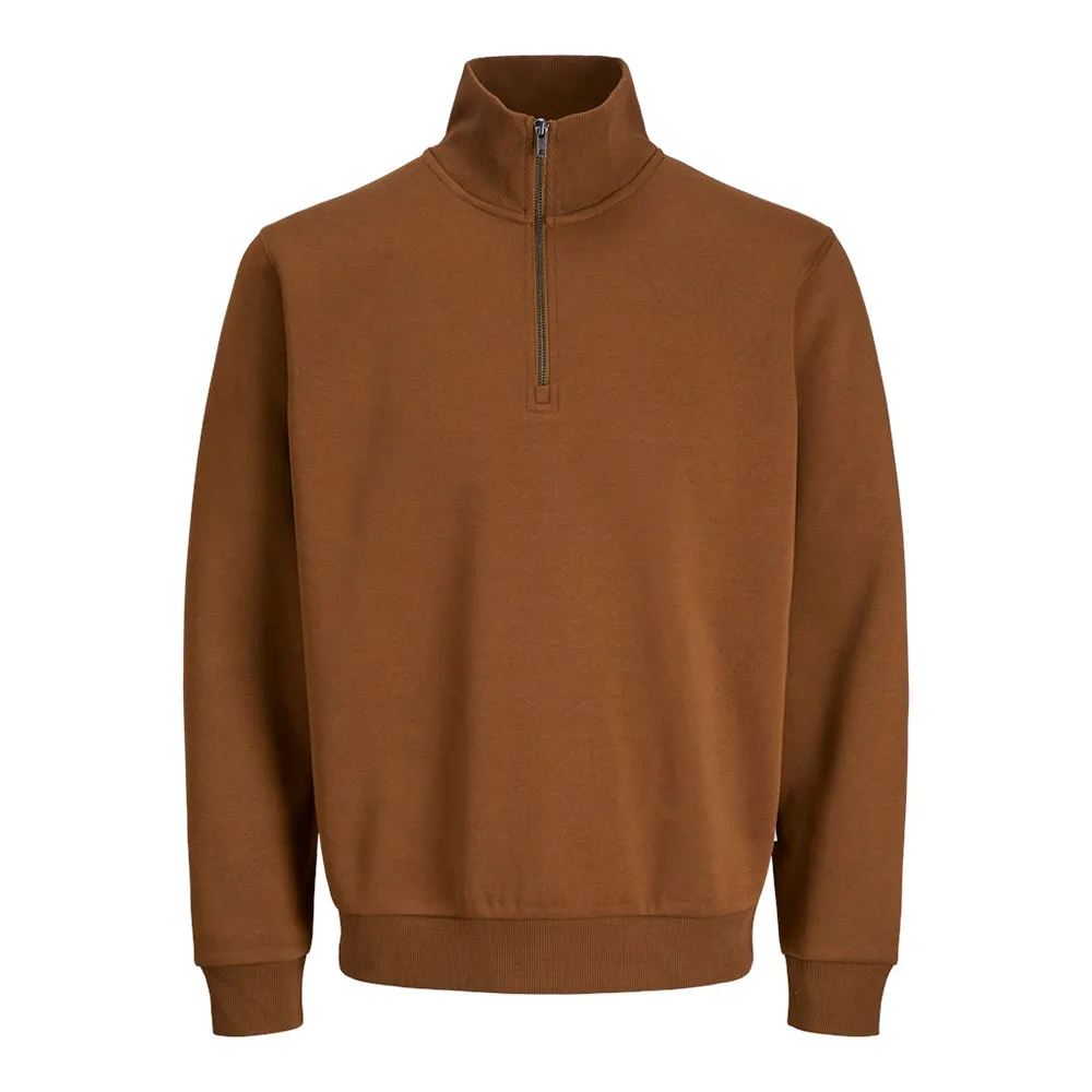 

Свитер Jack & Jones Bradley half zip, коричневый