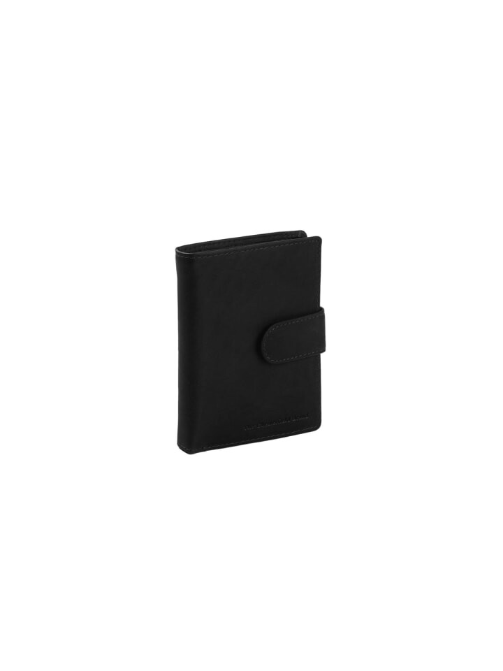

Кошелек The Chesterfield Brand Leder Portemonnaie Schwarz Ruby RFID Safe, черный