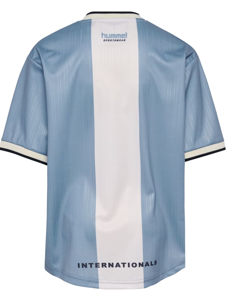 Hummel Детская футболка Hmljr Loose Football из выцветшего денима — фото 2