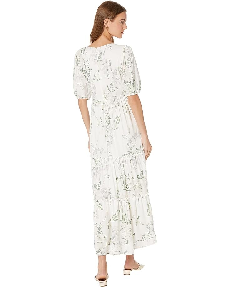 

Платье Saltwater Luxe Miki Chiffon Whimsical Florals Short Sleeve Maxi Dress, слоновая кость, Бежевый, Платье Saltwater Luxe Miki Chiffon Whimsical Florals Short Sleeve Maxi Dress, слоновая кость