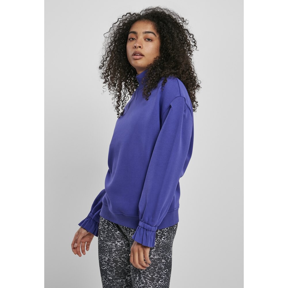 

Толстовка Urban Classics Turtleneck Crew Big, синий