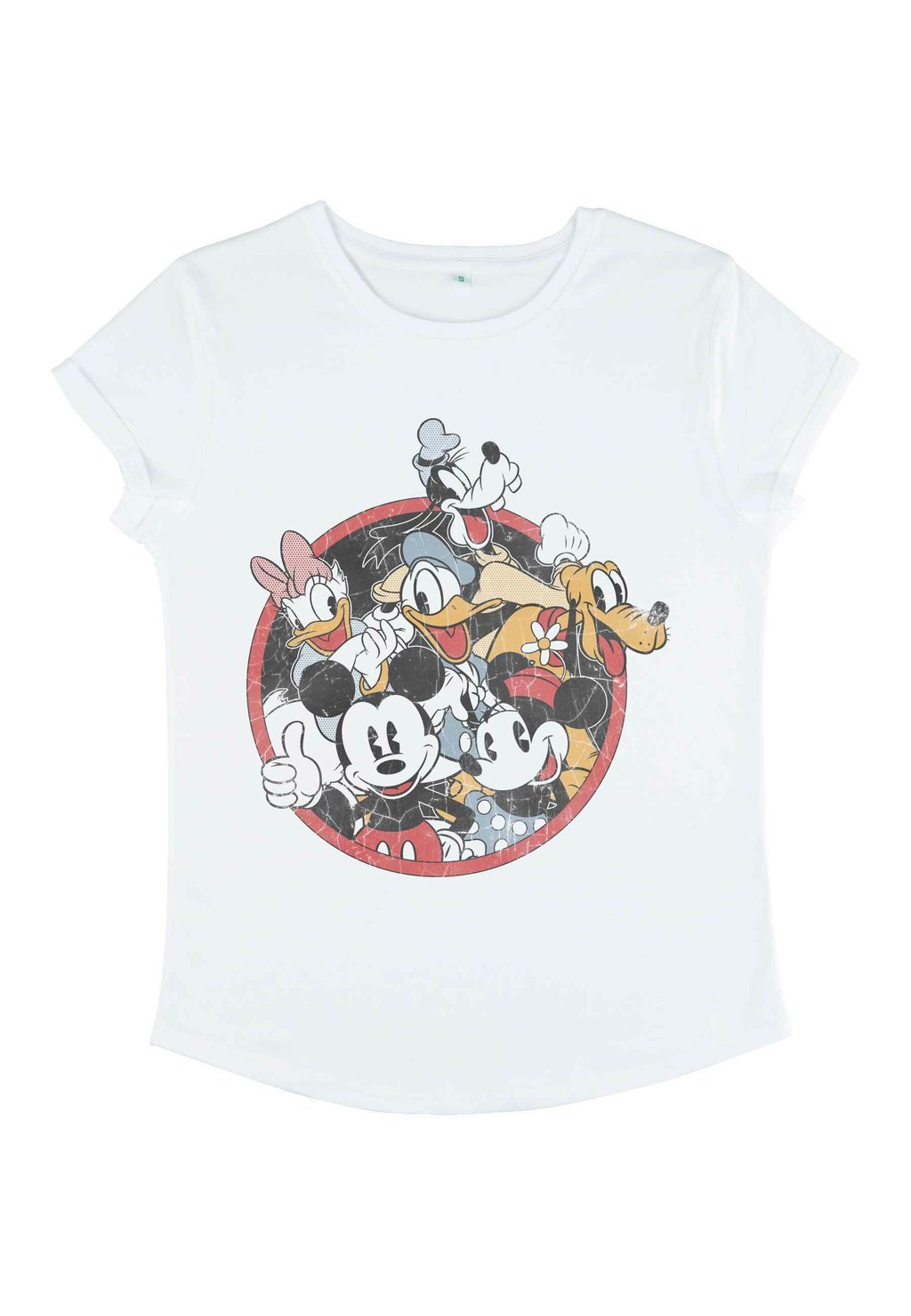 

Футболка с принтом MICKEY CLASSIC RETRO GROUPIE Henry Tiger, белый