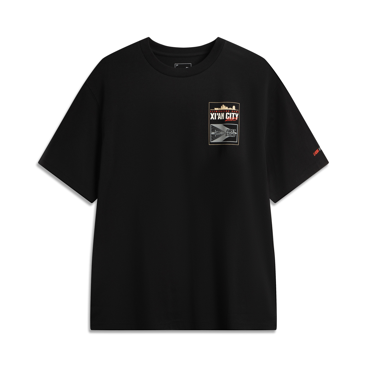 

LINING Футболка мужская черная Sports Life Collection, Черный, LINING Футболка мужская черная Sports Life Collection