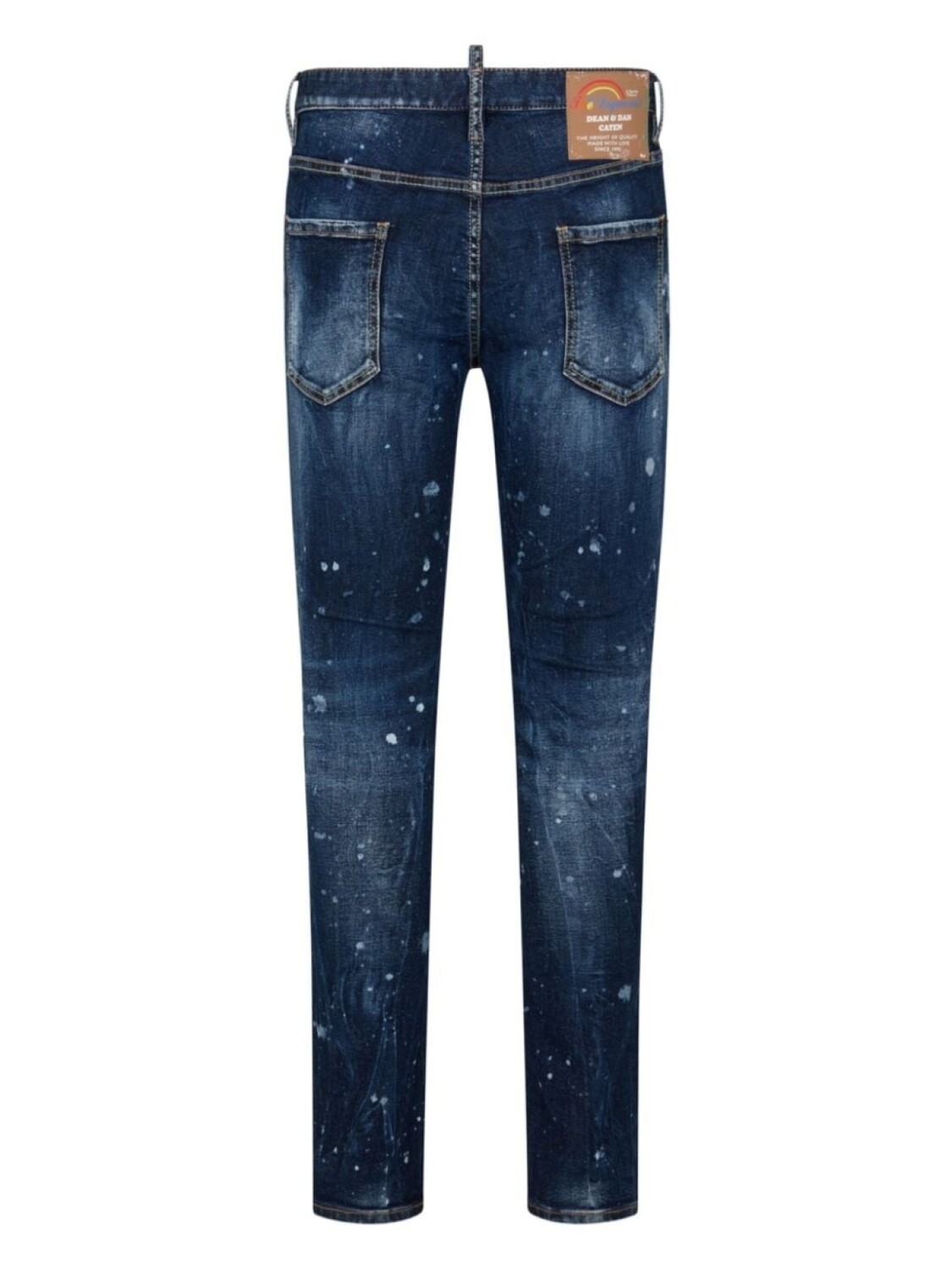 

Dsquared2 dSQUARED2 джинсы скинни с эффектом брызг краски, синий