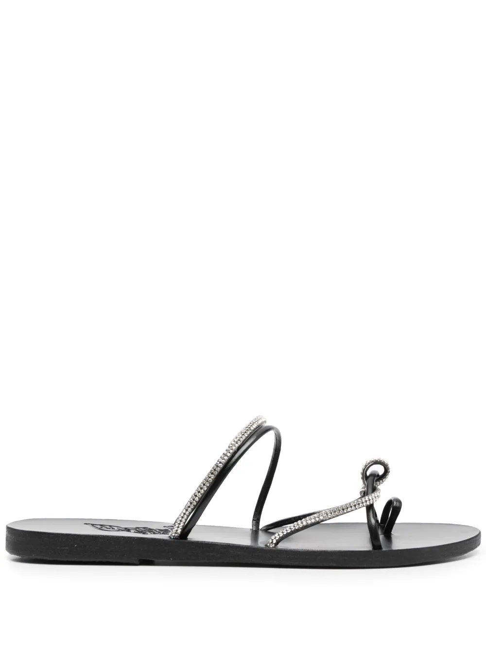 Шлепанцы Fantasia с кристаллами Ancient Greek Sandals, черный