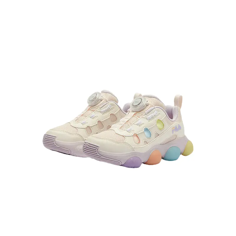 FILA KIDS Детские кроссовки с амортизацией и поддержкой отскока, низкие, белые, розовые, для детей 3–7 лет — фото 4