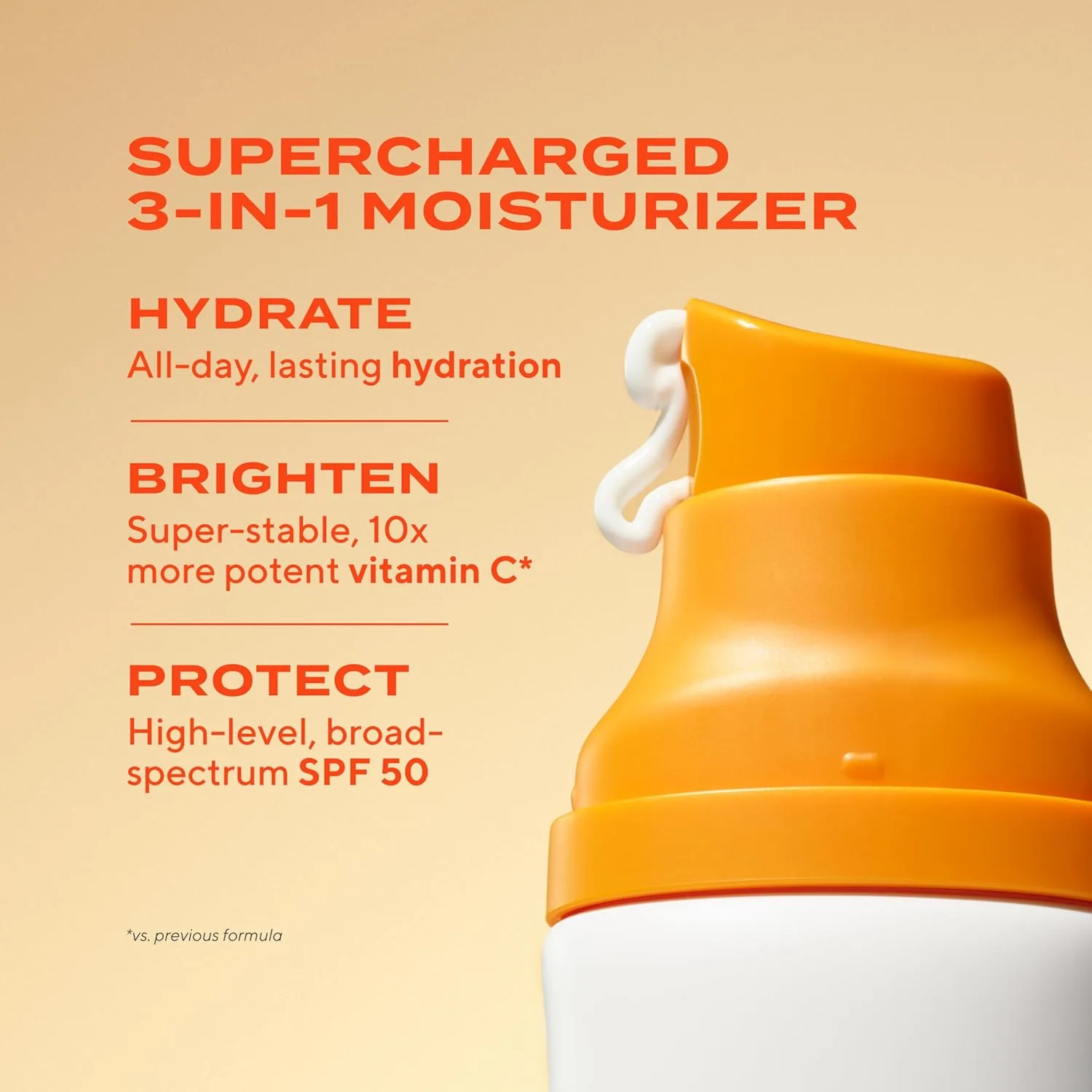 Murad Superactive Brightening Moisturizer SPF 50 - увлажняющий солнцезащитный крем для лица с витамином C и технологией lipid-boosting для защиты от UVA/UVB 23,7 мл (1 шт.), white — фото 2