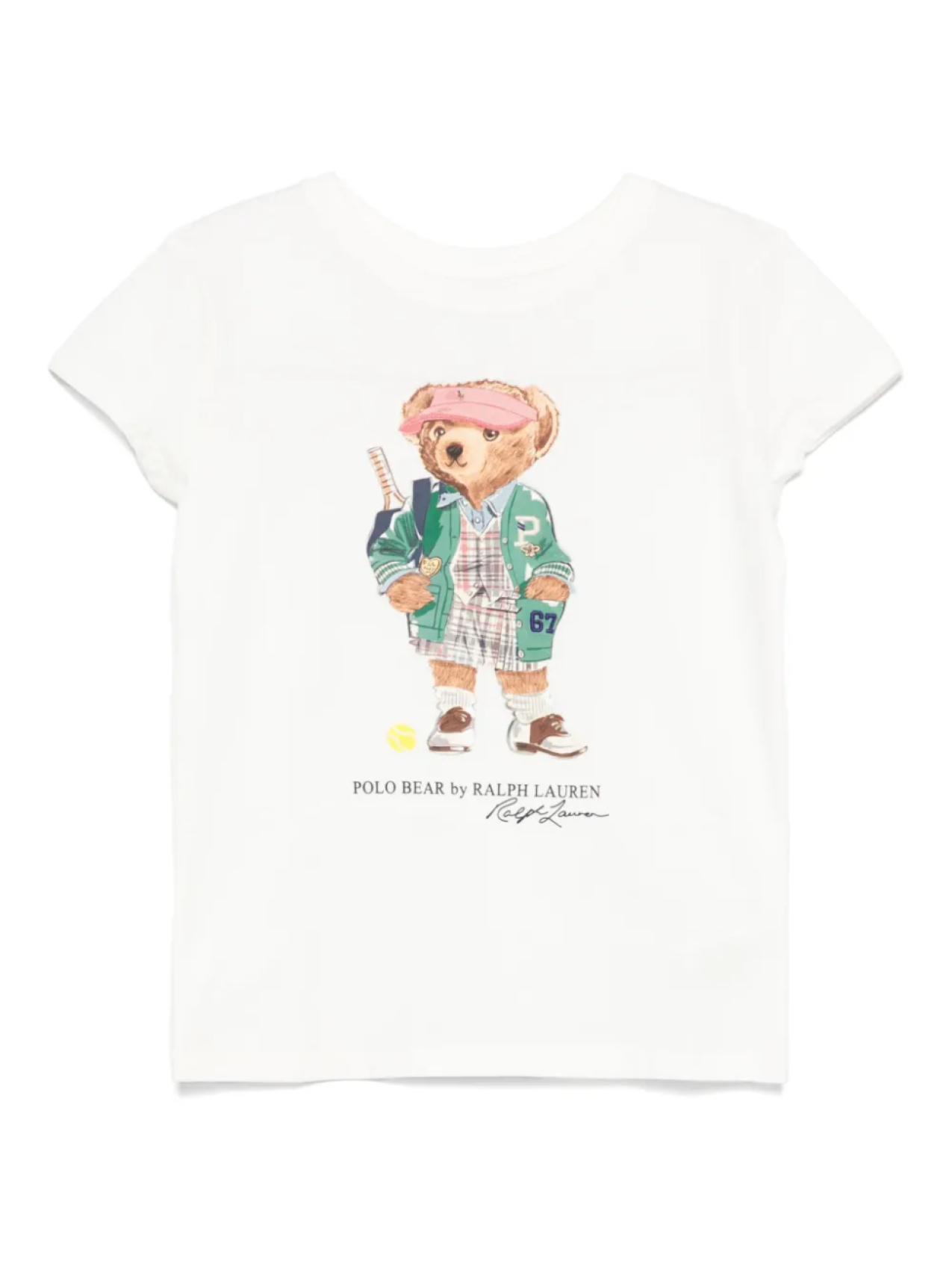 

Футболка с логотипом POLO RALPH LAUREN KIDS, белый