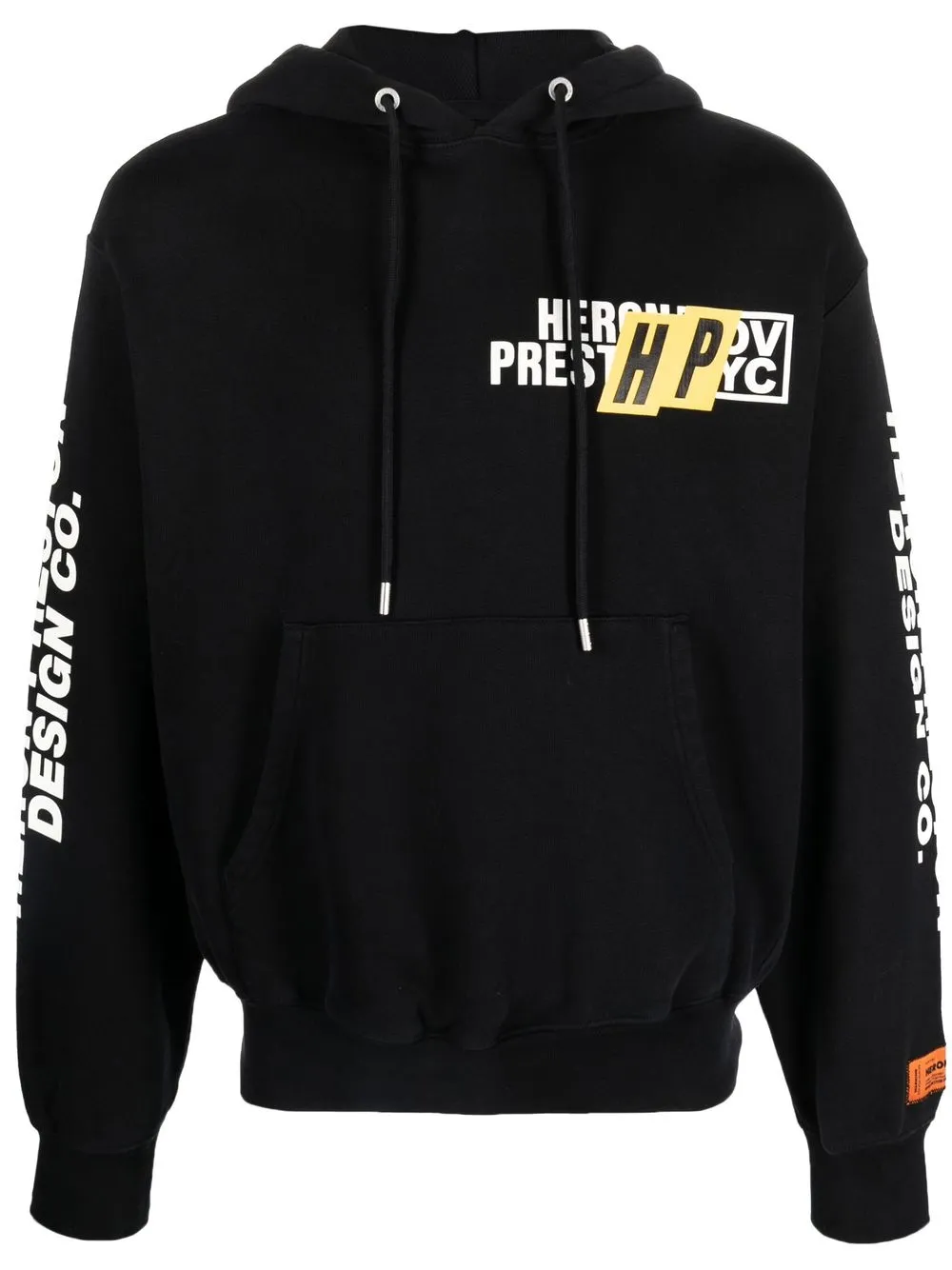 

Худи с кулиской и логотипом Heron Preston, черный