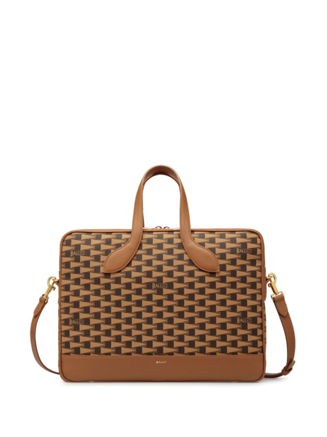

Портфель Pennant с монограммой Bally, коричневый