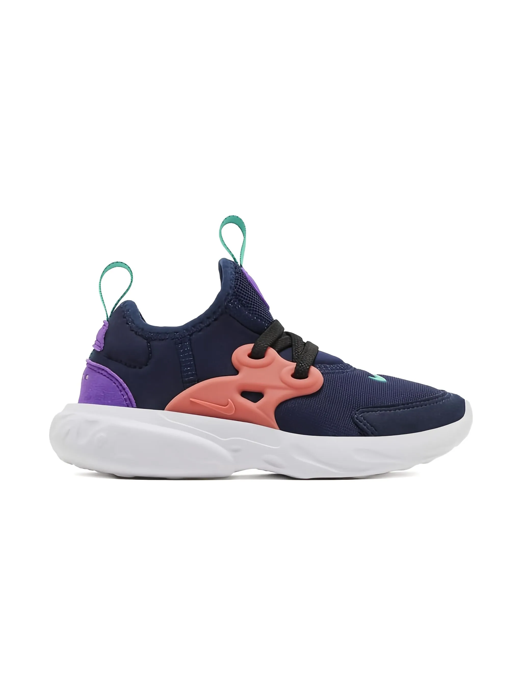 Кроссовки React Presto Midnight Navy Nike Kids, синий — фото 2