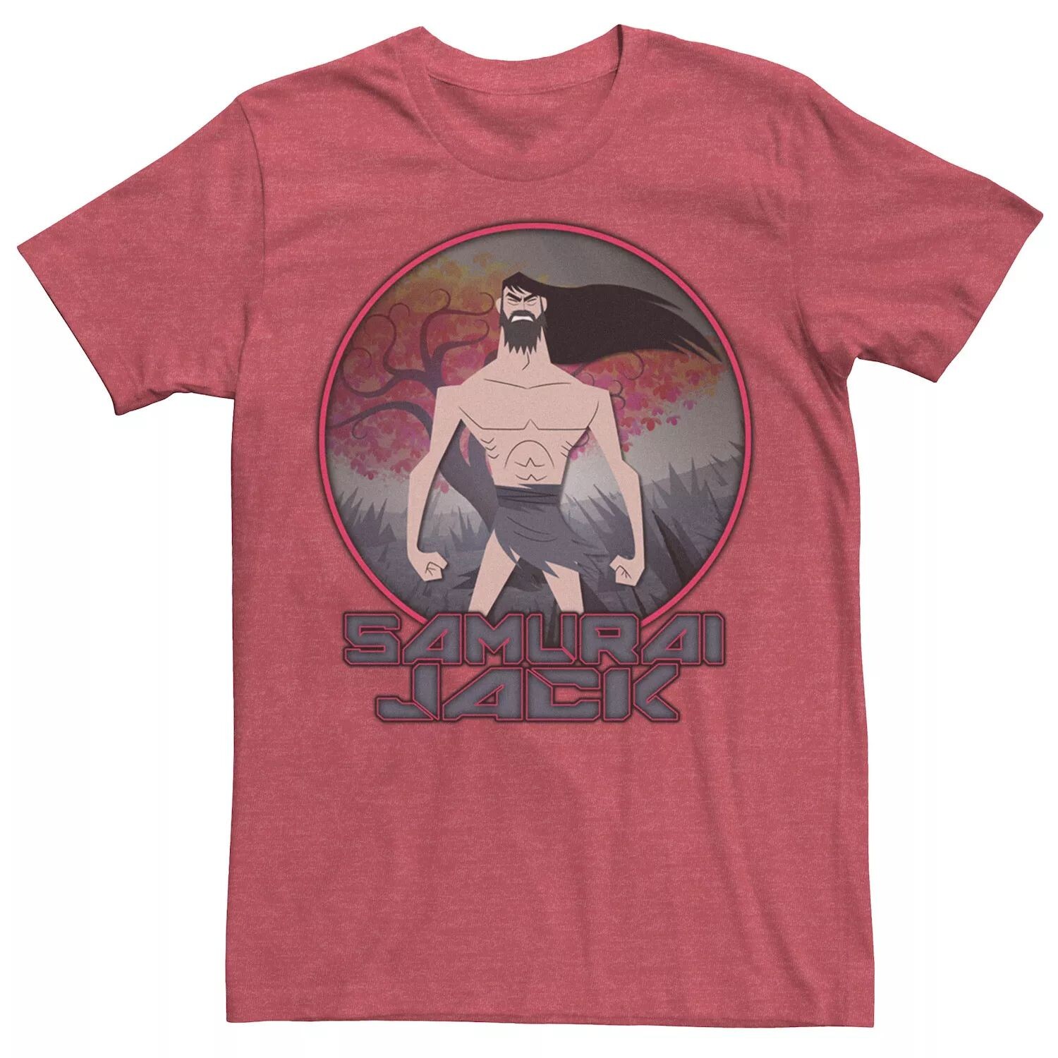 

Мужская футболка со значком Cartoon Network Samurai Jack The Meditating Warrior Licensed Character