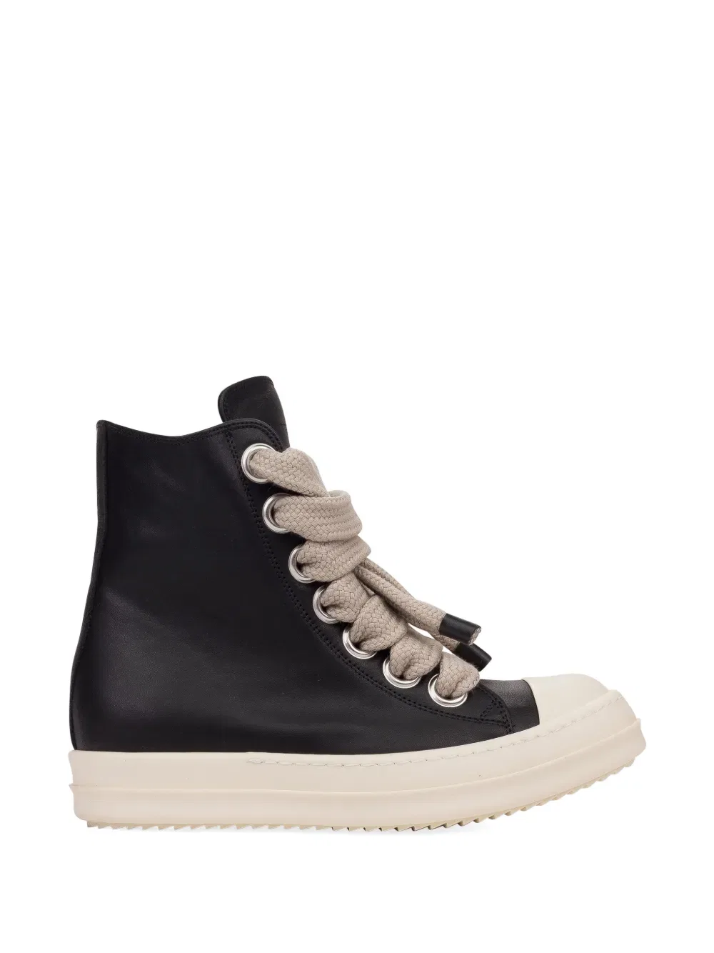 Кожаные кроссовки Jumbolace Rick Owens, черный