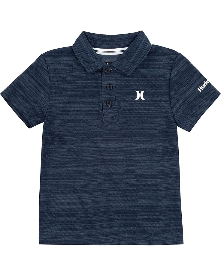 

Поло Hurley Kids Dri-Fit Polo Shirt, цвет Obsidian Heather