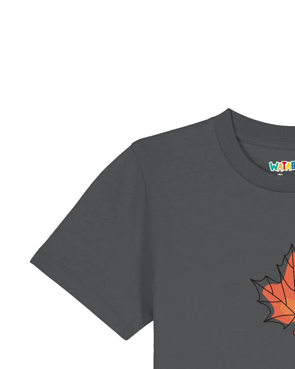 Футболка детская Wat? Apparel, серый — фото 3