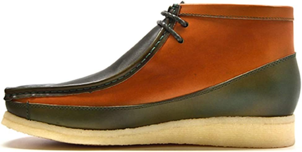 Коллекция British Walkers Мужские кожаные и замшевые ботинки на шнуровке British Collection, зеленый — фото 4