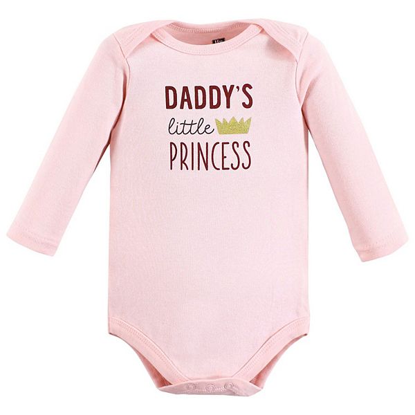 Боди с длинным рукавом для девочки из хлопка, steal your heart Hudson Baby — фото 4