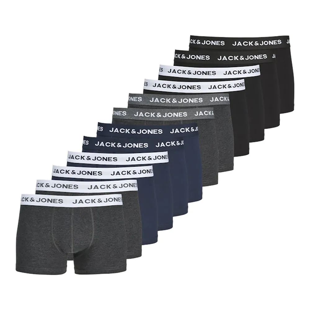 

Трусы-боксеры Jack & Jones Solid 12 units, разноцветный