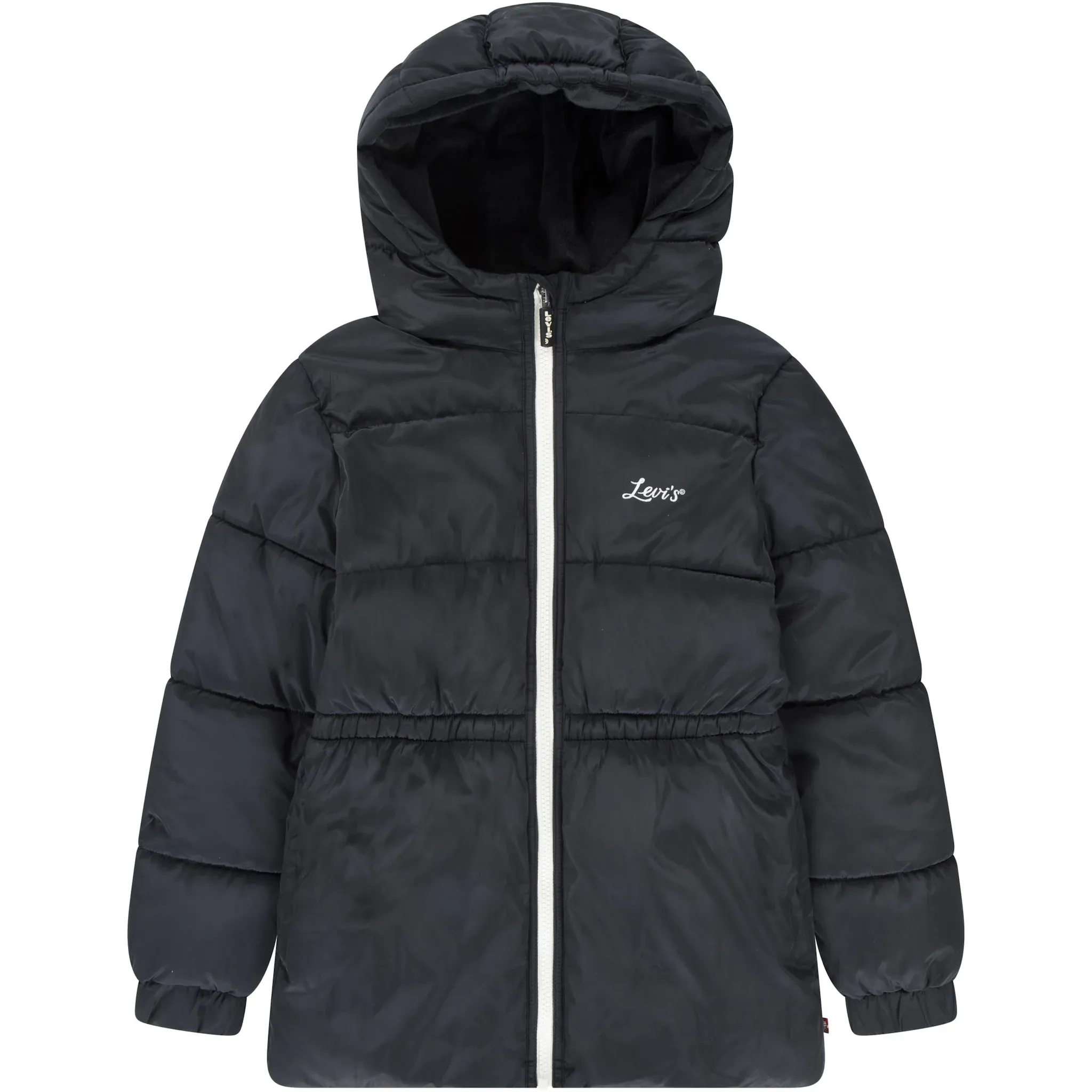 

Детская зимняя куртка Levi's «LVG THIGH LENGTH PUFFER», с капюшоном, для ДЕВОЧЕК Levi'S Kids, цвет caviar