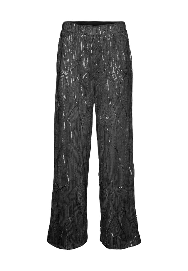 

Брюки с высокой талией Vero Moda, черный