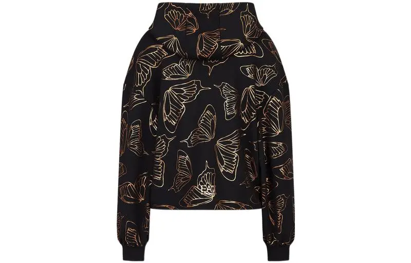 EMPORIO ARMANI Толстовка SS23 Women's Black Gold — фото 4