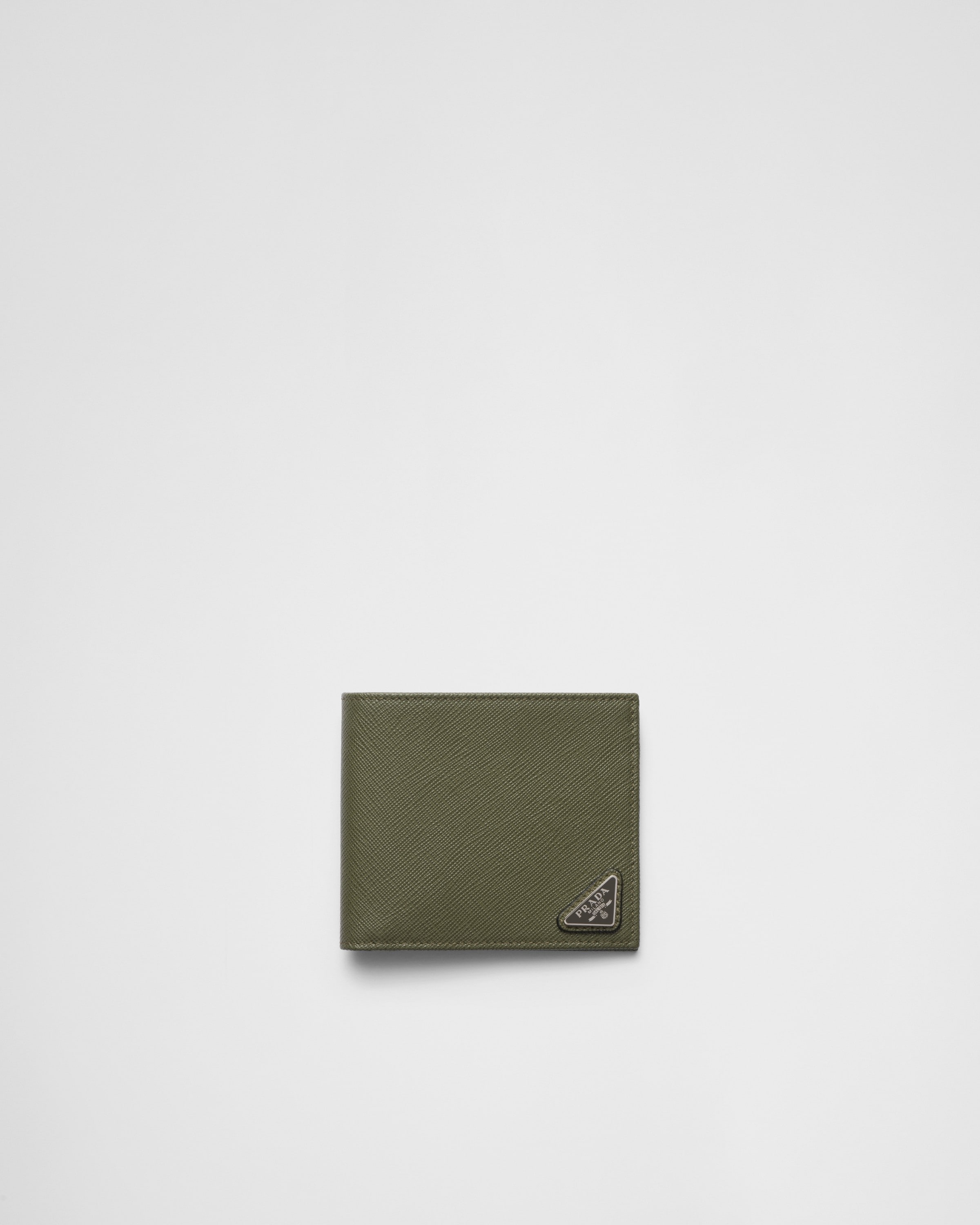 

Кошелек из сафьяновой кожи Prada, зеленый