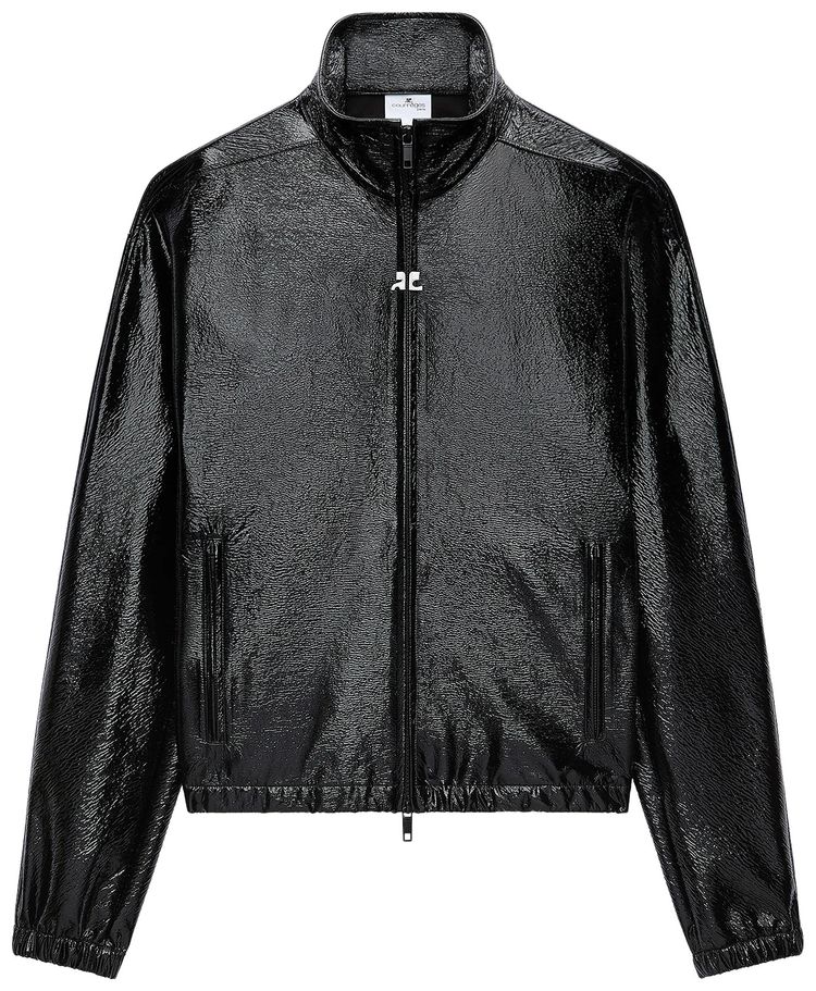 

Куртка Courrèges Tracksuit Vinyl Jacket 'Black', черный