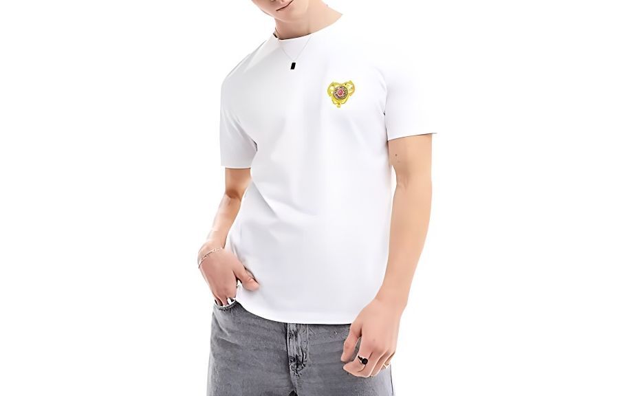 

Футболка Heart Couture с длинным рукавом VERSACE JEANS COUTURE, белый