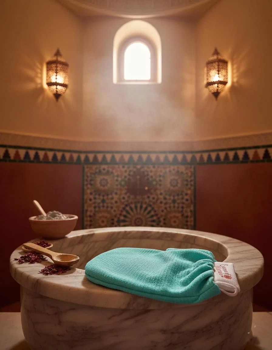 Марокканская отшелушивающая перчатка Kessa Essence Of Morocco — фото 2