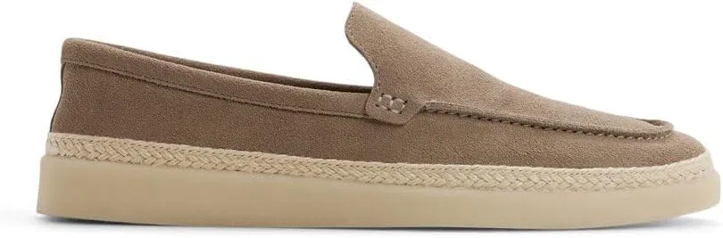 Лоферы кожаные ALDO, тауп — фото 4