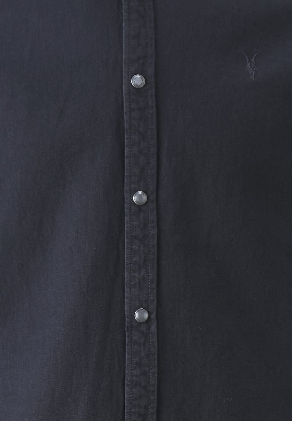 

Рубашка Gleason AllSaints, сине-черная