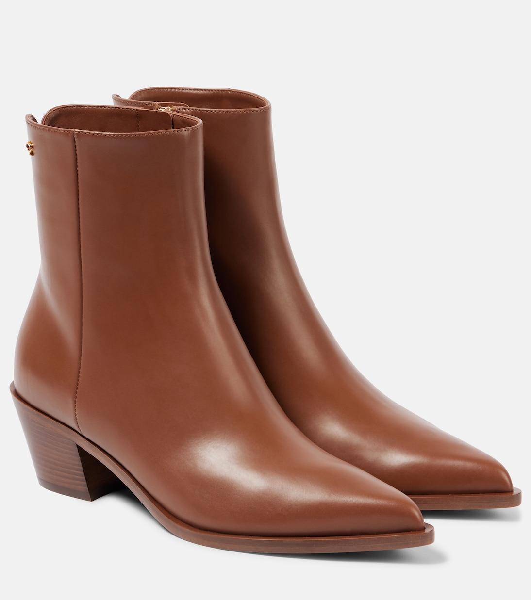 Кожаные ботильоны Kinney 45 Gianvito Rossi, Cuoio