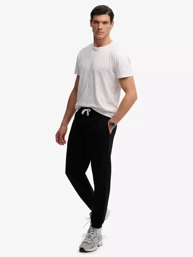 Классические спортивные брюки Essential Logo, черные Superdry — фото 3