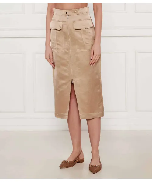 

Атласная юбка Marc Cain, бежевый