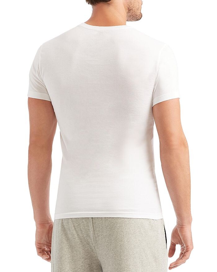 Майка узкого кроя с круглым вырезом Polo Ralph Lauren, 5 шт, белый — фото 3