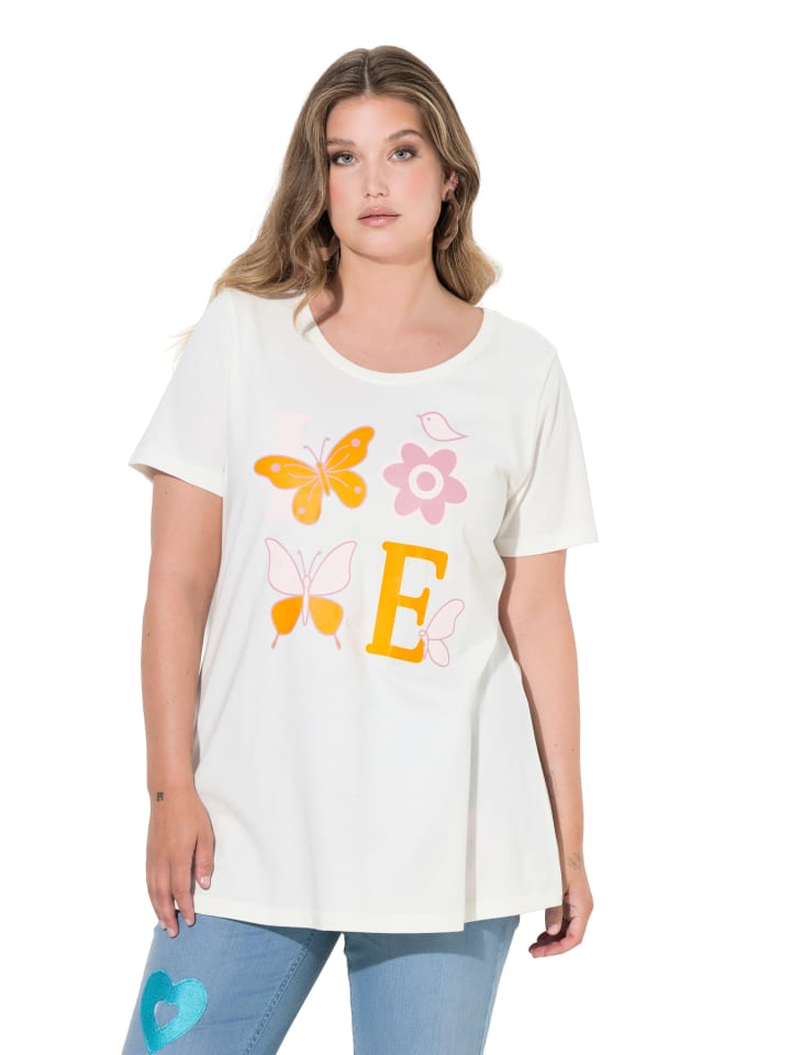 

MIAMODA Футболка кремового цвета, Бежевый, MIAMODA Футболка кремового цвета