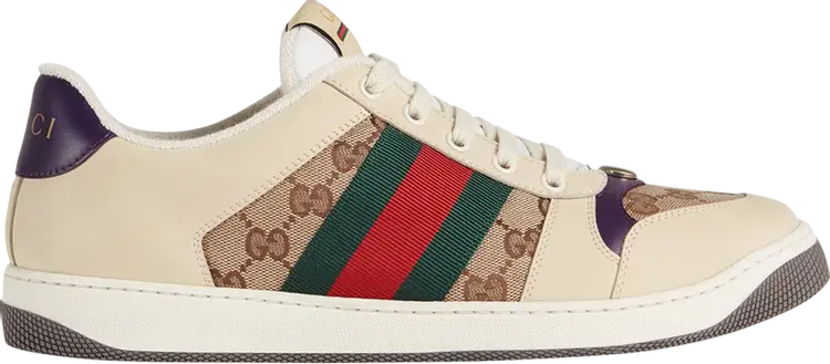 

Кроссовки Gucci GG Screener 'GG Canvas - Beige', кремовый, Серый, Кроссовки Gucci GG Screener 'GG Canvas - Beige', кремовый