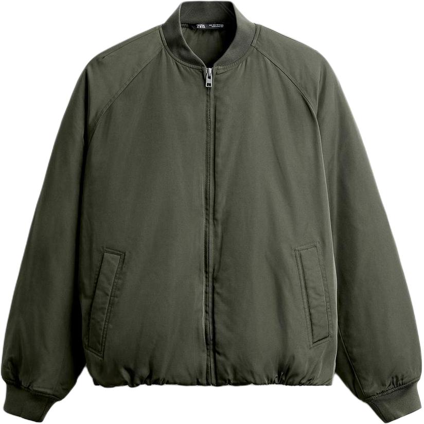 

ZARA Куртка мужская зеленая, Green