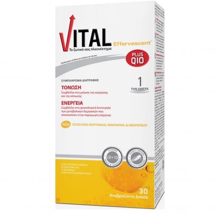 

Vital Plus Q10 Мультивитамины для тонизирования 30 шипучих таблеток Vitalq10