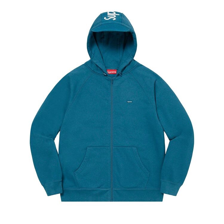 

Толстовка Supreme Brim Zip Up Hooded Sweatshirt Marine Blue, синий