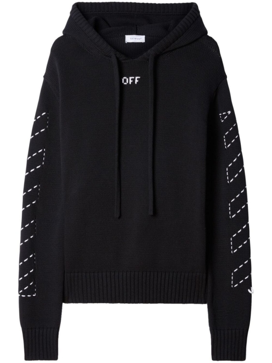 

Off-White худи с логотипом Arrows и полосками Diag, черный