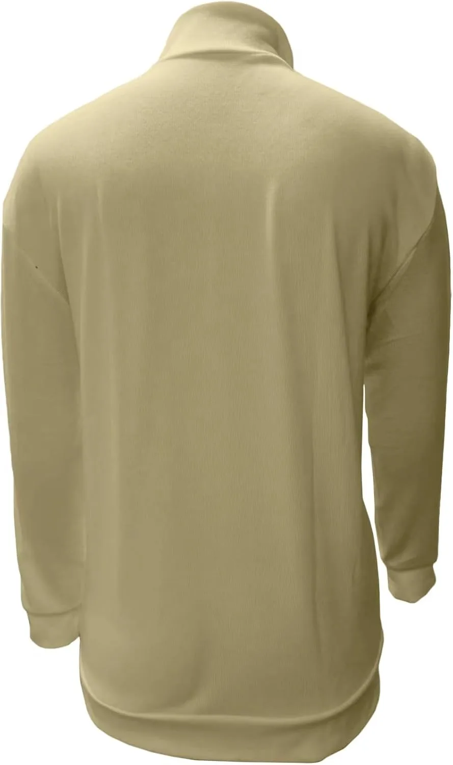 Мужской свитер с молнией на четверть, длинный рукав, slim fit — фото 3