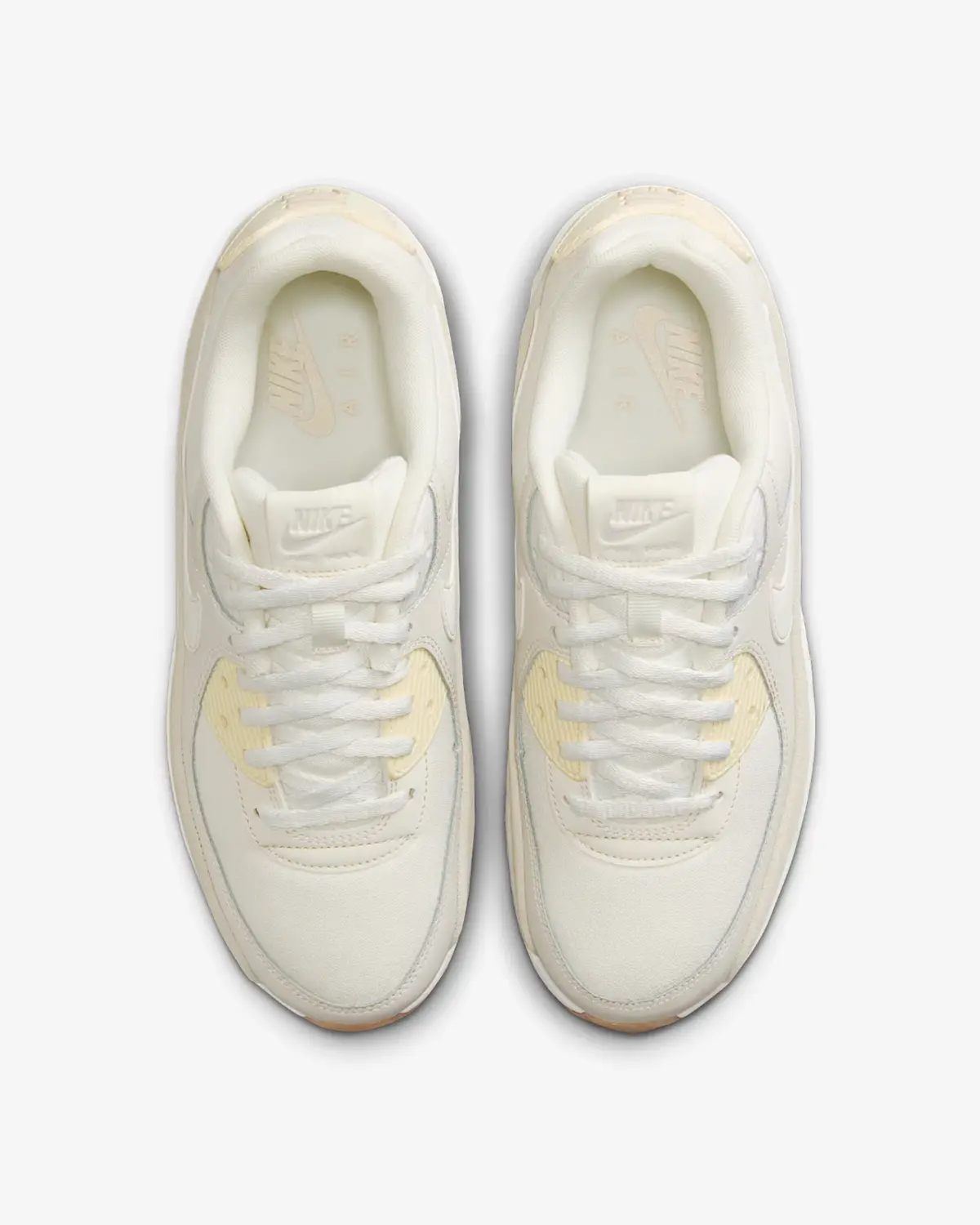 Кроссовки Nike Air Max 90 LV8 FD4328-100 женские, цвет слоновой кости, на платформе, FD1067 — фото 4