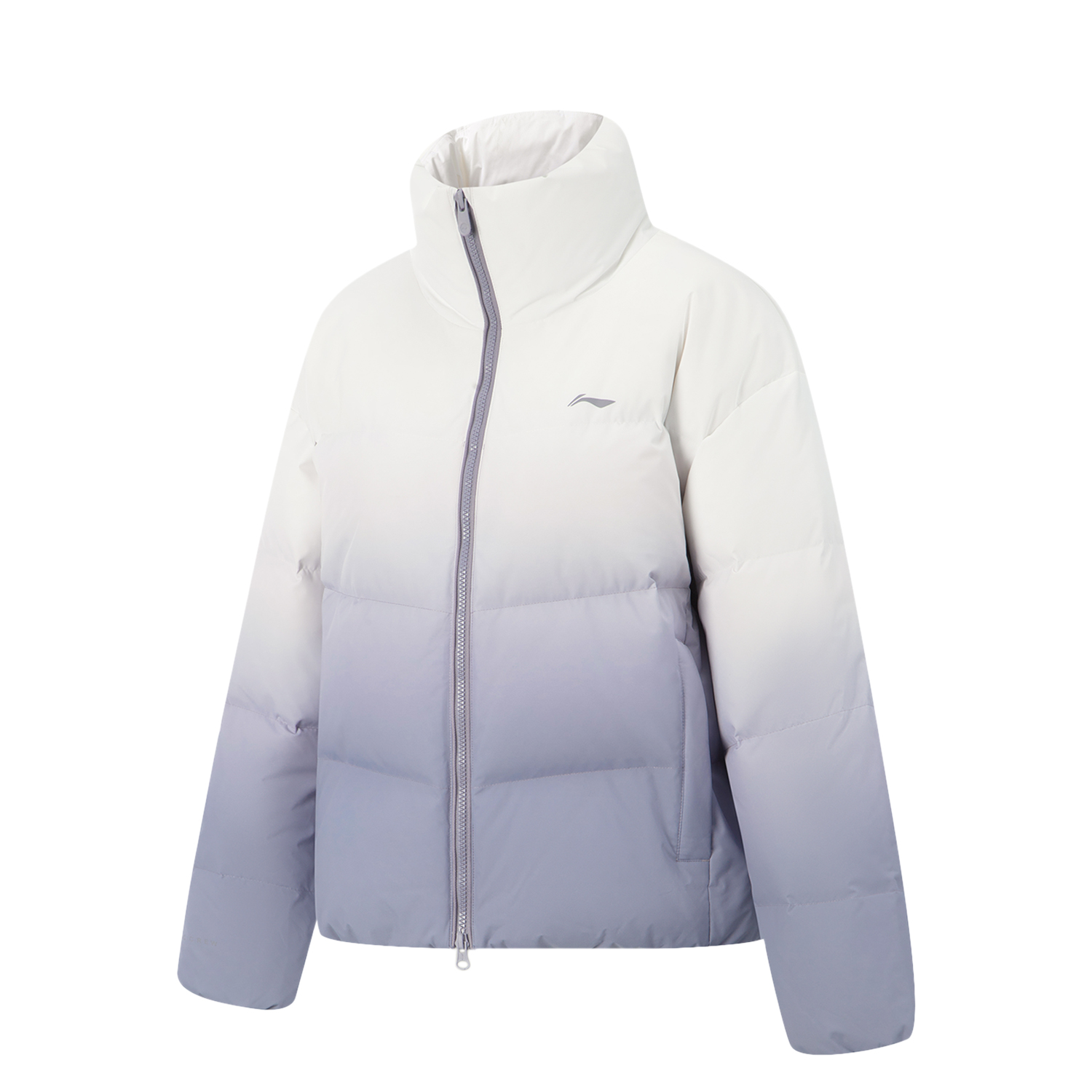 

LINING Пуховик женский серии "Фондю", Gradient Purple Ivory/Misty Gray Purple
