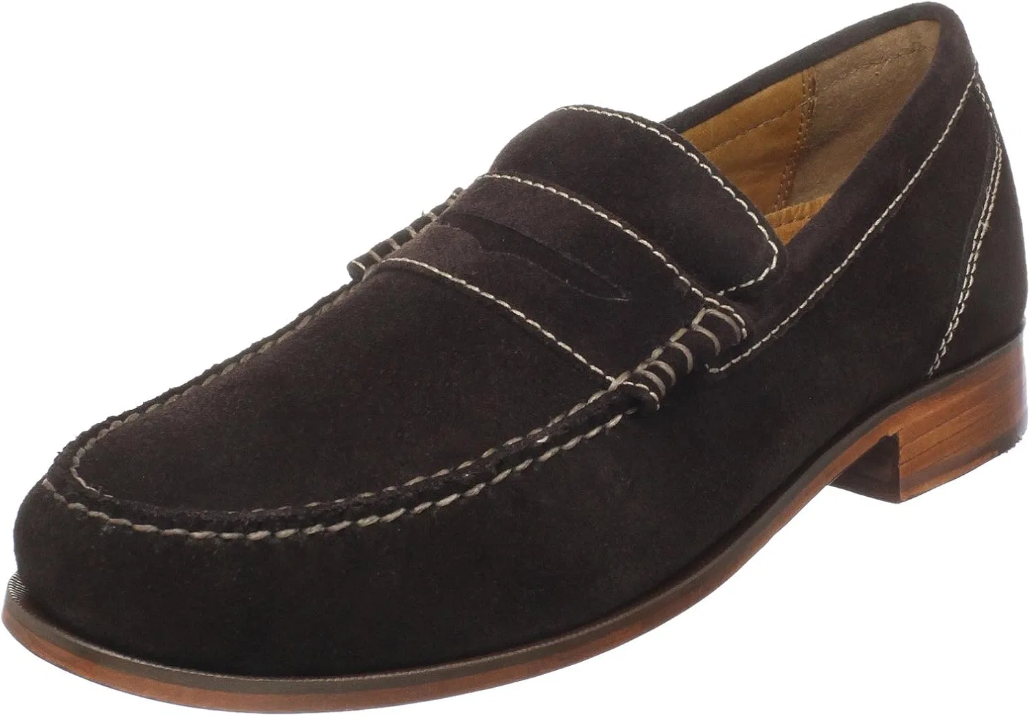 Лоферы с кисточкой Florsheim, коричневая замша