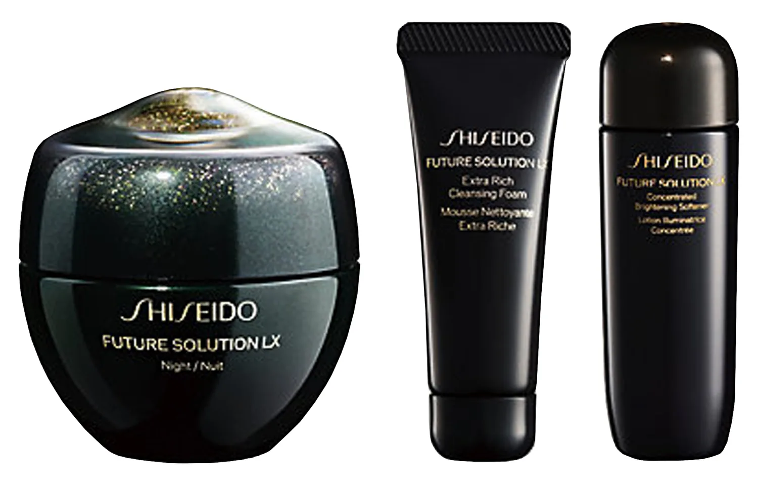 SHISEIDO Набор для ухода за кожей Time Colored Glaze для начинающих: осветление, увлажнение, питание 50г+15г+25мл, Time Night Colored Glaze Firming Cream 50g+Time Colored Glaze Cleanser Foam 15g+Time Colored Glaze Toner 25ml